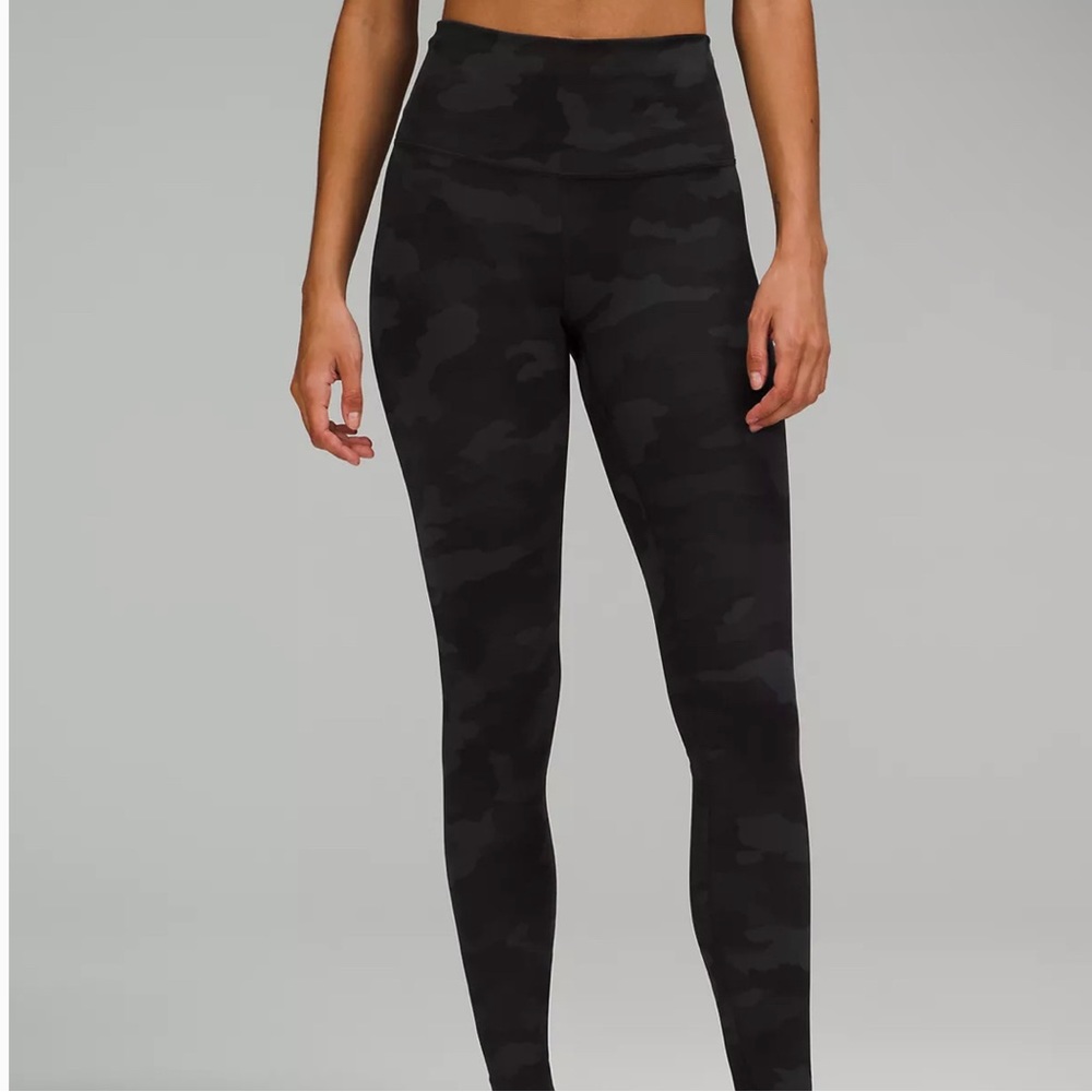 Lulu Lemon Black Camo Align Leggings